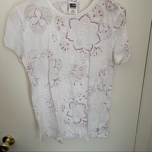 Like New North Face Mehndi henna burnout tshirt